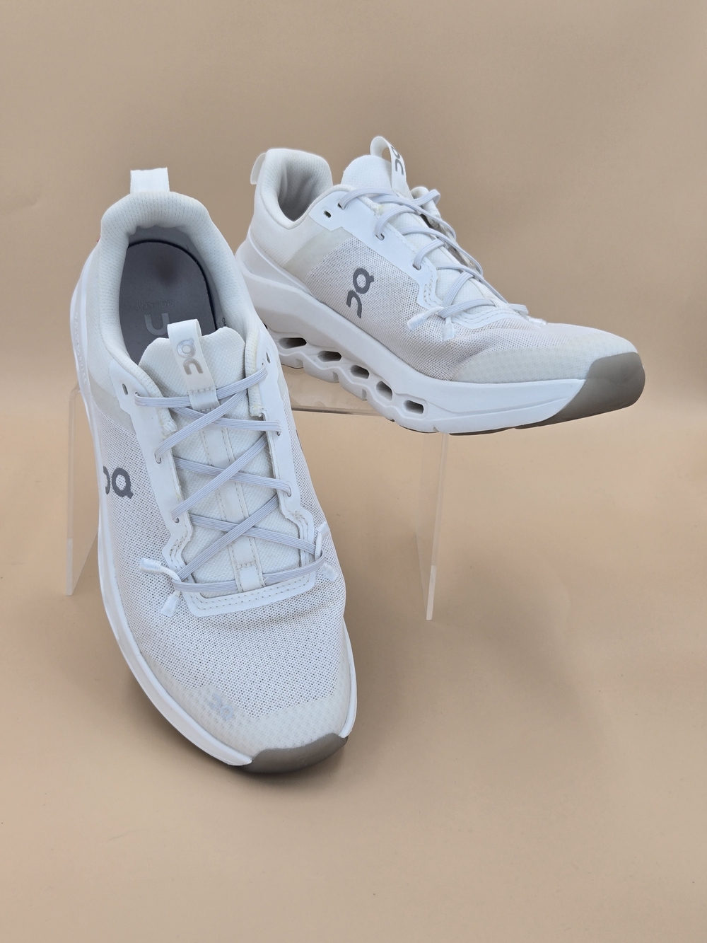 On Cloudleap Lightweight  Kids Women's White Running Shoes Size Youth 6 Womens 8